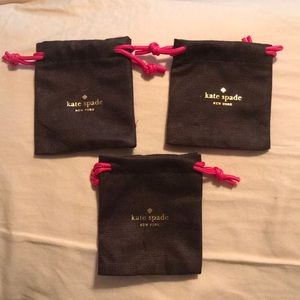 Kate Spade small jewelry dust bags